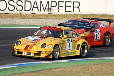 Porsche 964 RSR køreren Michael Irmgartz i kamp mod en Chevrolet Corvette, fortsætter kampen på Ring Djursland?